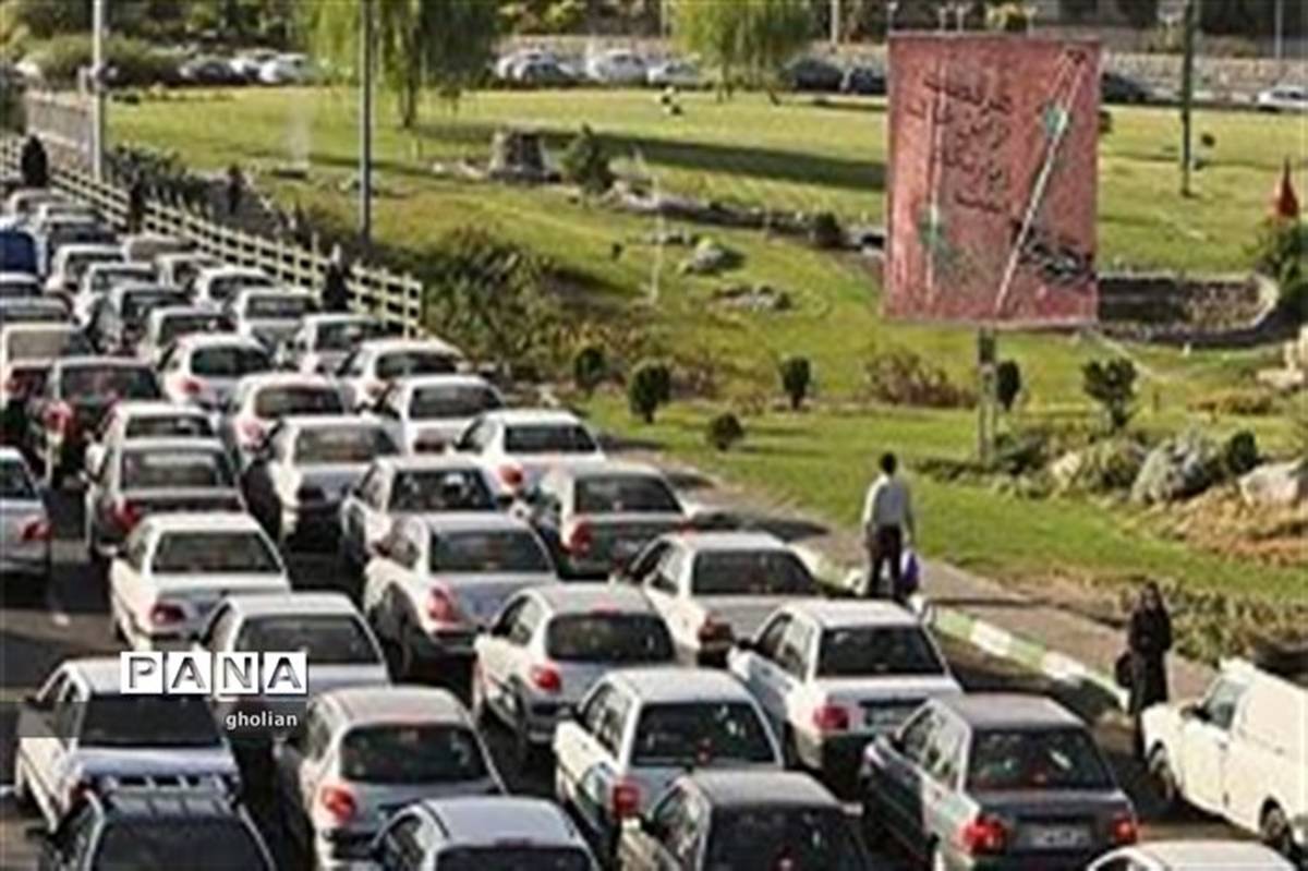 ترافیک در اکثر معابر تهران