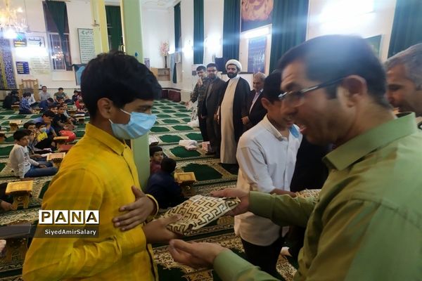 تجلیل از برترین‌های انجمن قرآنی مسجد  اباذر کاشمر