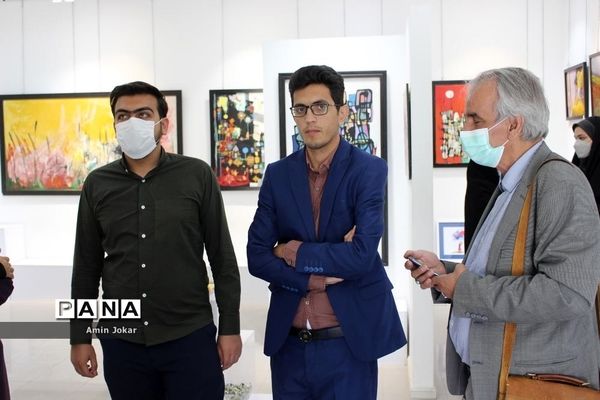 نمایشگاه آثار استاد گلشن قربانی‌نژاد و جمعی از هنرآموزان فارس
