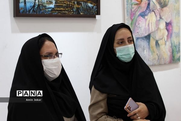 نمایشگاه آثار استاد گلشن قربانی‌نژاد و جمعی از هنرآموزان فارس