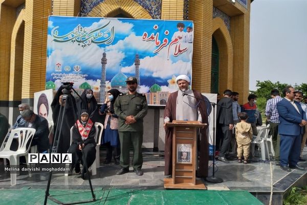 همنوایی سرود سلام فرمانده در تربت جام
