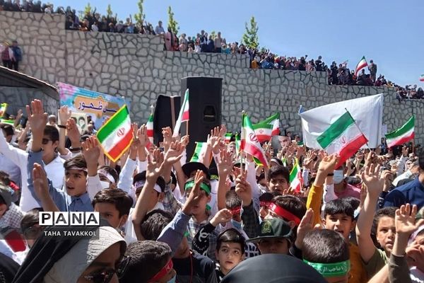 همایش نسل ظهور دربوستان نورالشهدا شهرستان پردیس