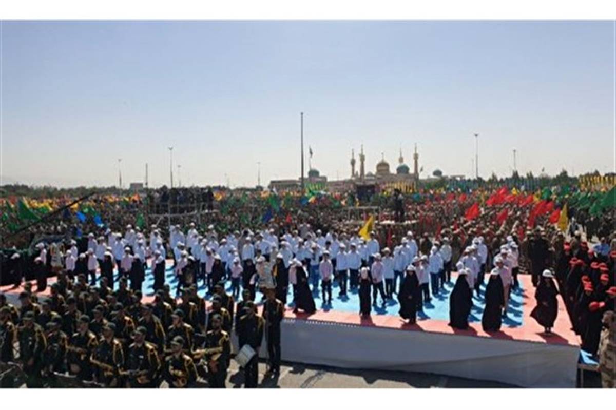 اجتماع ۳۰ هزار نفری بسیجیان تهران