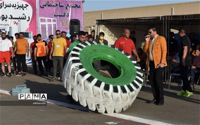 مسابقات قوی‌ترین مردان ایران کاپ آزاد کشوری در بهاباد برگزار شد