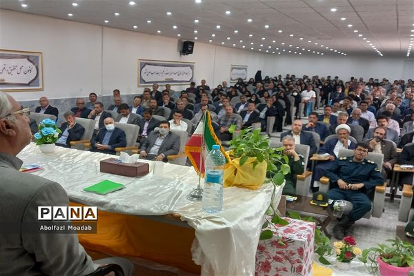 آیین تکریم و معارفه مدیر آموزش و پرورش خلیل‌آباد