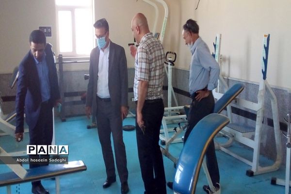 بازدید سرپرست معاونت تربیت‌بدنی و سلامت آموزش و پرورش استان بوشهر از هنرستان تربیت‌بدنی شهدای ورزش کار