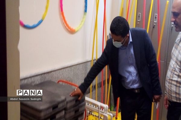 بازدید سرپرست معاونت تربیت‌بدنی و سلامت آموزش و پرورش استان بوشهر از هنرستان تربیت‌بدنی شهدای ورزش کار