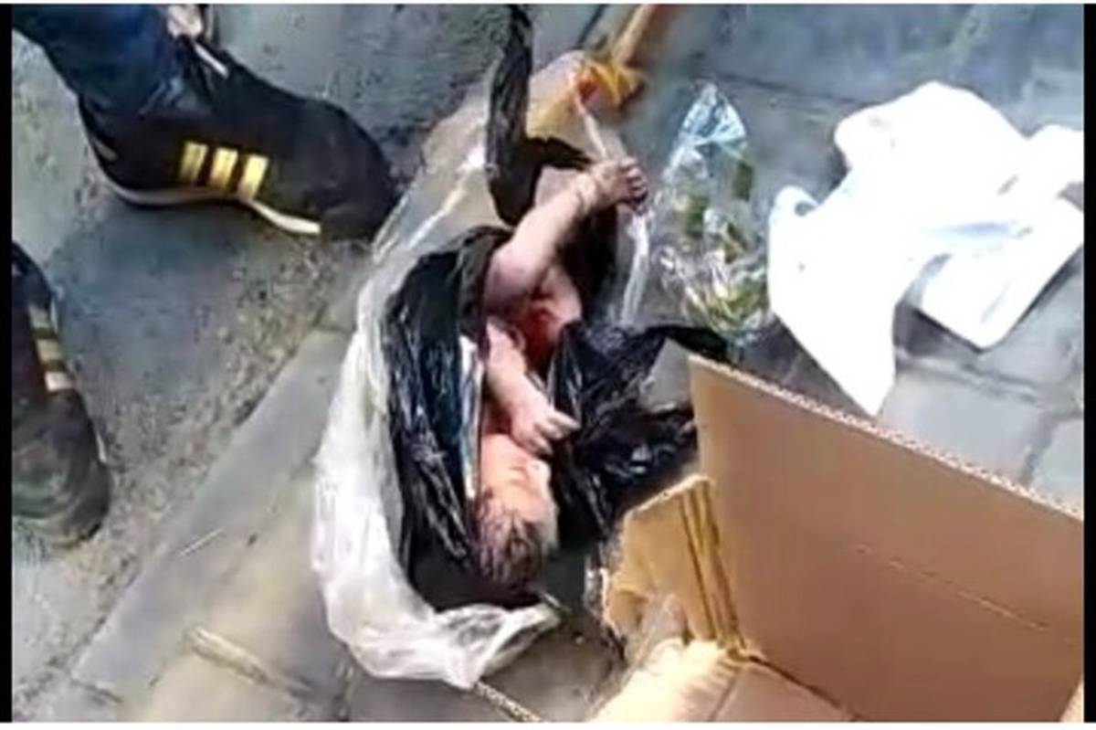 جزئیات پیدا شدن نوزاد ۲ روزه از سطل زباله‌ای در نازی‌آباد