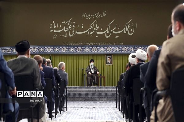 دیدار رئیس و نمایندگان مجلس شورای اسلامی با رهبر انقلاب