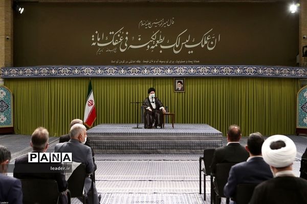 دیدار رئیس و نمایندگان مجلس شورای اسلامی با رهبر انقلاب