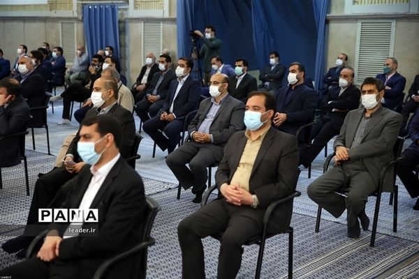 دیدار رئیس و نمایندگان مجلس شورای اسلامی با رهبر انقلاب