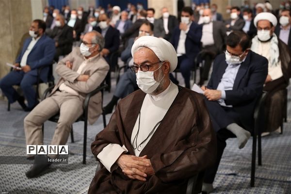 دیدار رئیس و نمایندگان مجلس شورای اسلامی با رهبر انقلاب