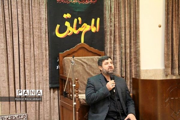 برگزاری مراسم شهادت امام جعفر صادق در دفتر امام جمعه رودهن