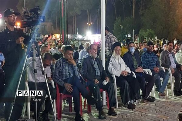 مراسم تشییع شهدای گمنام در استان مقدس امام‌زاده سلطان سید علی (ع ) نایین