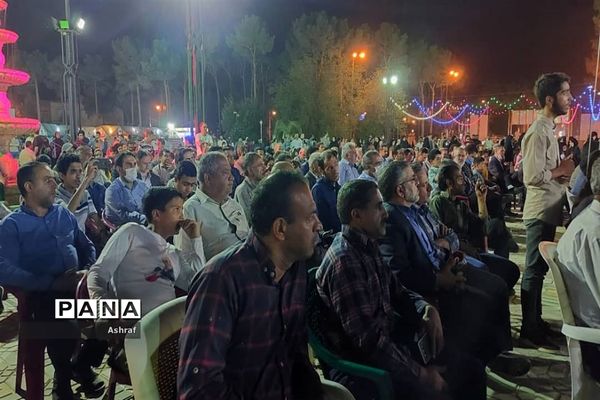 مراسم تشییع شهدای گمنام در استان مقدس امام‌زاده سلطان سید علی (ع ) نایین