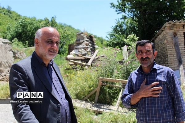 بازدید مدیرکل بنیاد مسکن مازندران از روستاهای هزار جریب گلوگاه