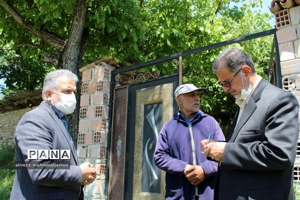 بازدید مدیرکل بنیاد مسکن مازندران از روستاهای هزار جریب گلوگاه