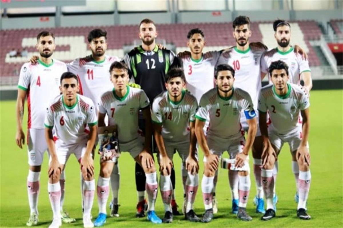 تیم ملی فوتبال امید ایران در مصاف با قطر متوقف شدند
