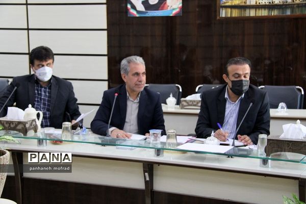 جلسه کارگروه توسعه مدیریت  آموزش و پرورش استان بوشهر