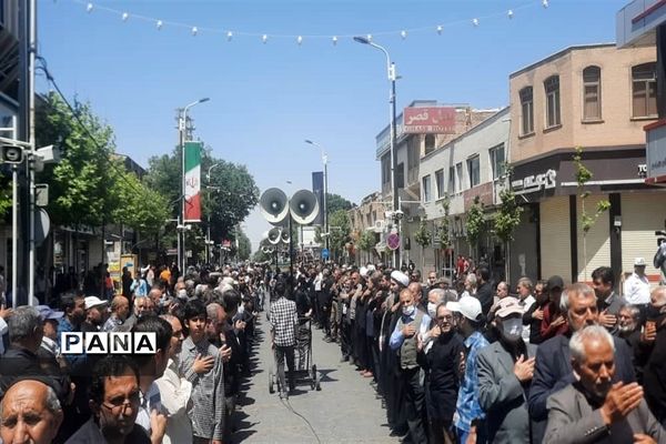 مراسم عزاداری رحلت امام خمینی (ره) در زنجان