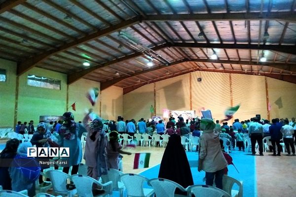 مراسم جشن دهه کرامت در روستای باقرآباد قم