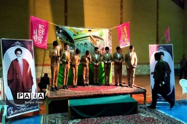 مراسم جشن دهه کرامت در روستای باقرآباد قم