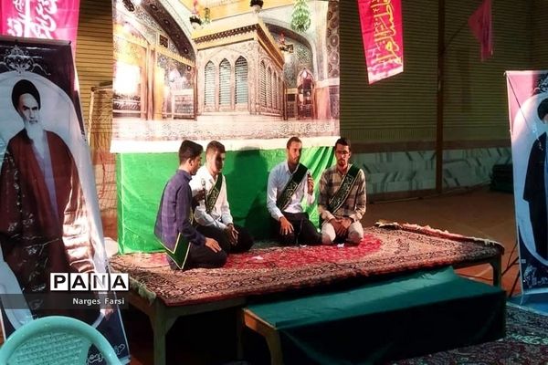 مراسم جشن دهه کرامت در روستای باقرآباد قم