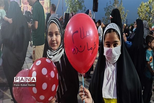 گردهمایی عاشقان ولی عصر در شهرستان رباط‌کریم و پرند