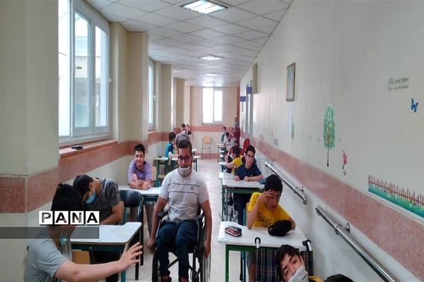 برگزاری امتحانات خرداد در مدرسه استثنایی سروش