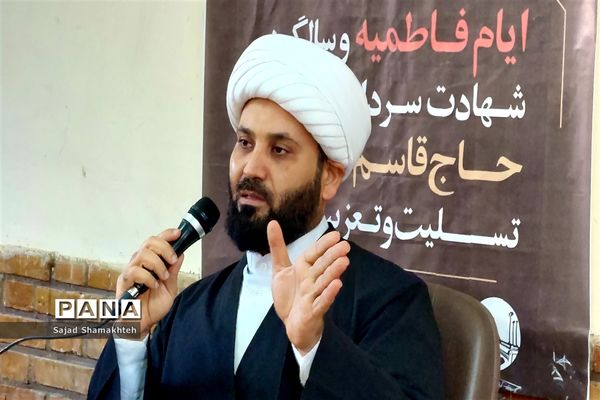 مراسم ایام فاطمیه و دومین سالگرد شهادت سردارسلیمانی در دبیرستان شهید مجید خیاط اهواز