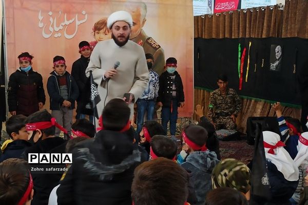 نسل سلیمانی‌ها به استقبال شهید گمنام در رودهن