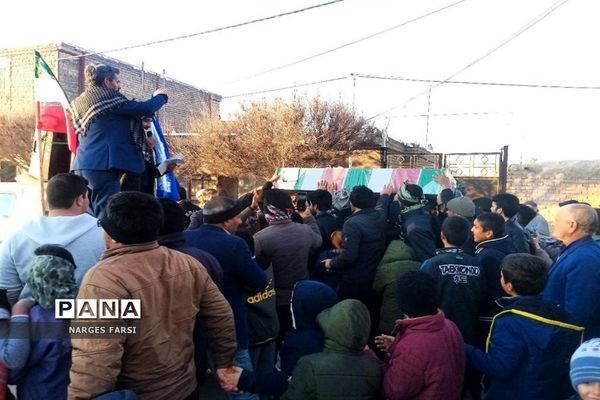 حضور شهید گمنام در شهر جعفریه و روستای باقرآباد قم