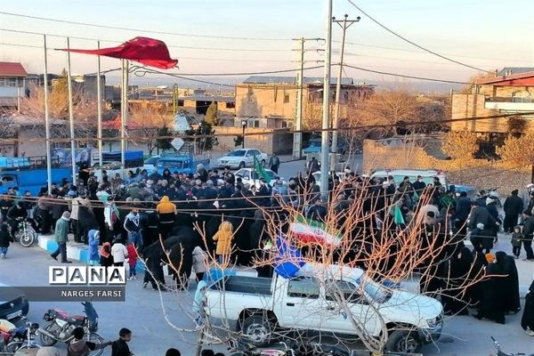 حضور شهید گمنام در شهر جعفریه و روستای باقرآباد قم