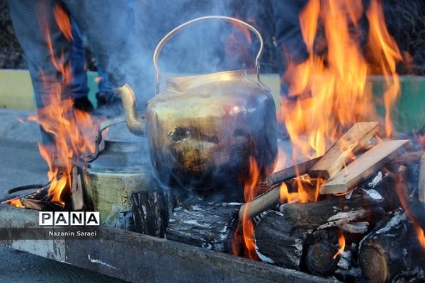 مراسم تشییع پیکر مطهر چهار شهید گمنام در اسلامشهر