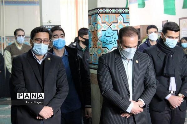 برگزاری آیین وصال و استقبال از پیکر مطهر شهید گمنام در بهارستان یک