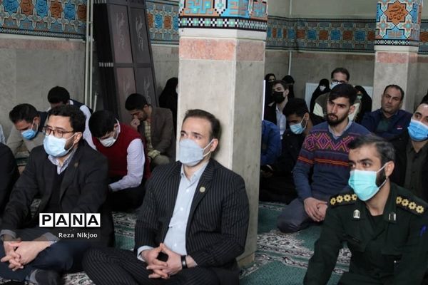برگزاری آیین وصال و استقبال از پیکر مطهر شهید گمنام در بهارستان یک