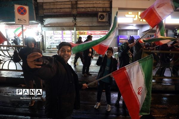 شادی مردم پس از صعود ایران به جام جهانی قطر