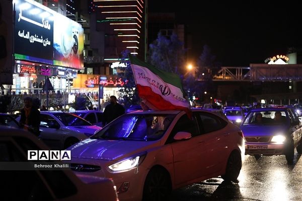 شادی مردم پس از صعود ایران به جام جهانی قطر