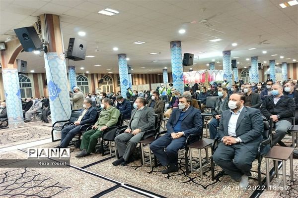 مراسم وداع با شهید گمنام در شهرستان شهریار