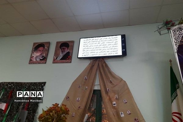 مراسم زیارت عاشورا درآموزشگاه شهید احمد کاظمی اسلامشهر