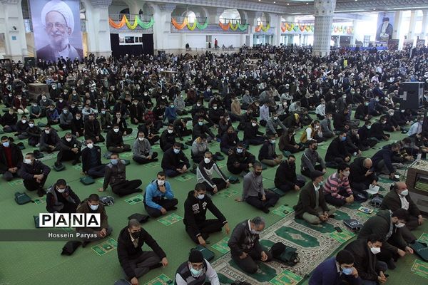 راهپیمایی  نمازگزاران تهرانی در حمایت از مردم مظلوم یمن