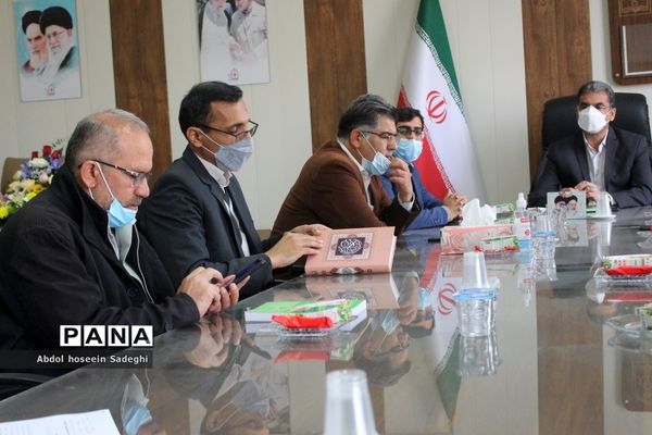 نشست هماهنگی برگزاری مسابقات قرآن، عترت و نماز اداره‌کل آموزش و پرورش استان بوشهر