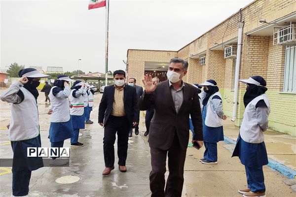 آیین زنگ انقلاب در مدارس شهرستان امیدیه