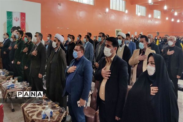آیین زنگ انقلاب در مدارس شهرستان امیدیه