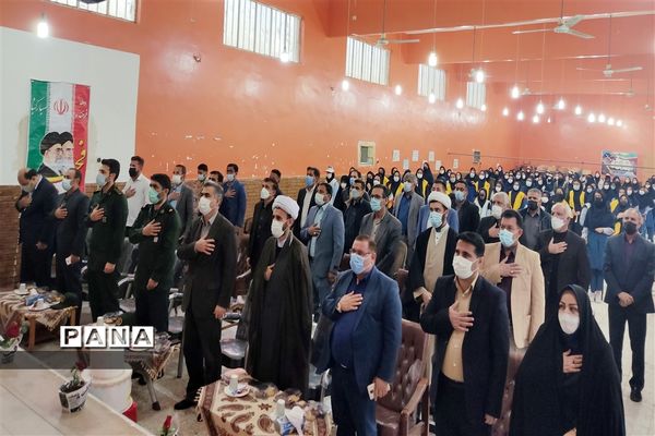 آیین زنگ انقلاب در مدارس شهرستان امیدیه