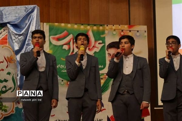 مراسم زنگ گلبانگ انقلاب در استان قزوین