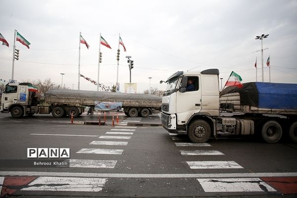 بزرگترین کاروان کمک مومنانه با ۱۲۰۰ خودرو