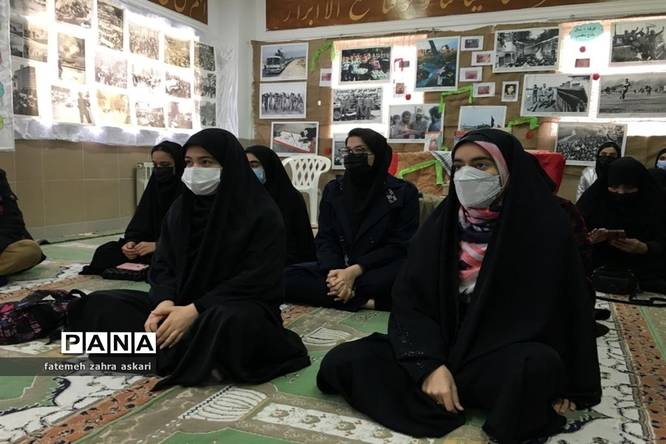 مراسم عزاداری هیأت دانشآموزی در گلوگاه