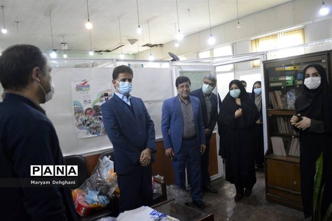 بازدید سرزده معاون تربیت بدنی و سلامت آموزش و پرورش استان بوشهر از سازمان دانش آموزی استان