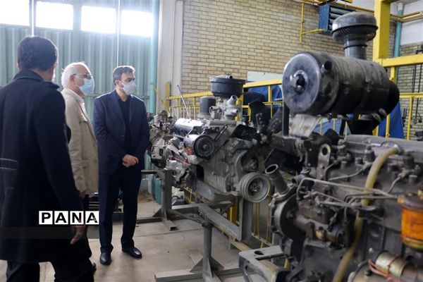 بازدید مدیرکل شهرستان‌های استان تهران از هنرستان بزرگ فنی شهید گلشنی کهریزک